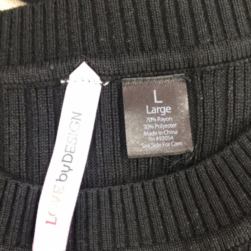 Love by Design Skivvy Ribbed Sweater - Picture 6 of 6